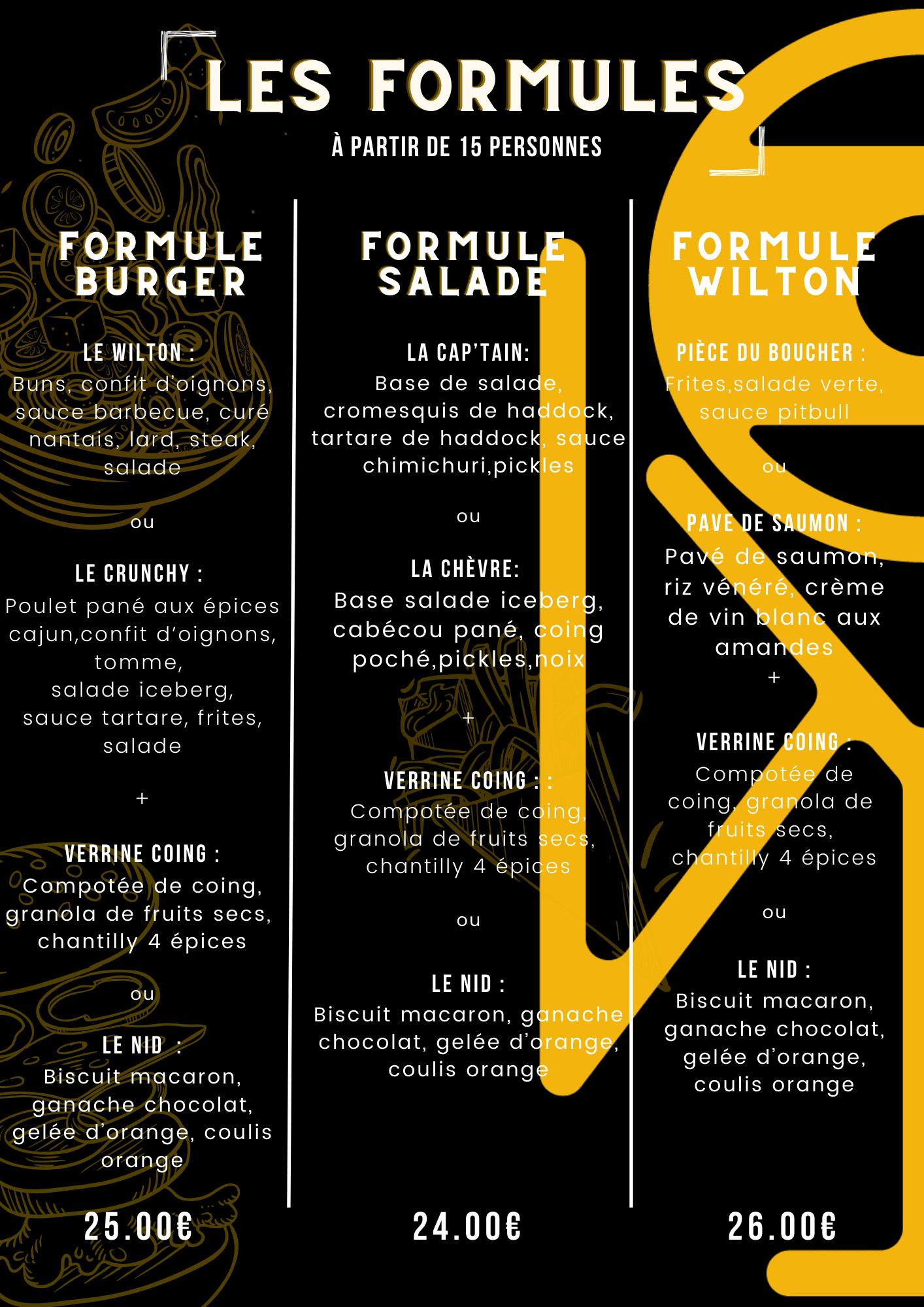 FORMULES REPAS GROUPE PRINTEMPS